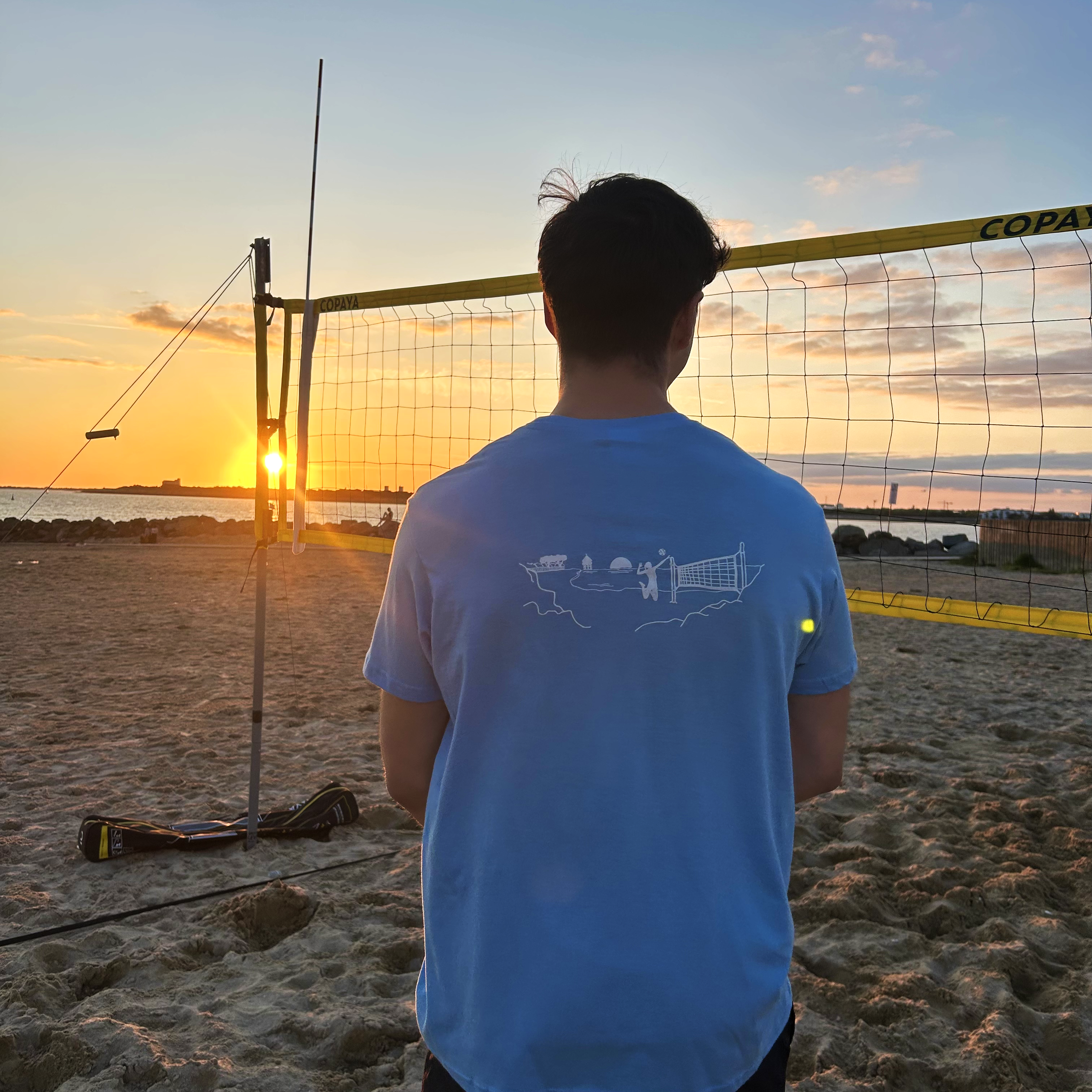 T-shirt bleu